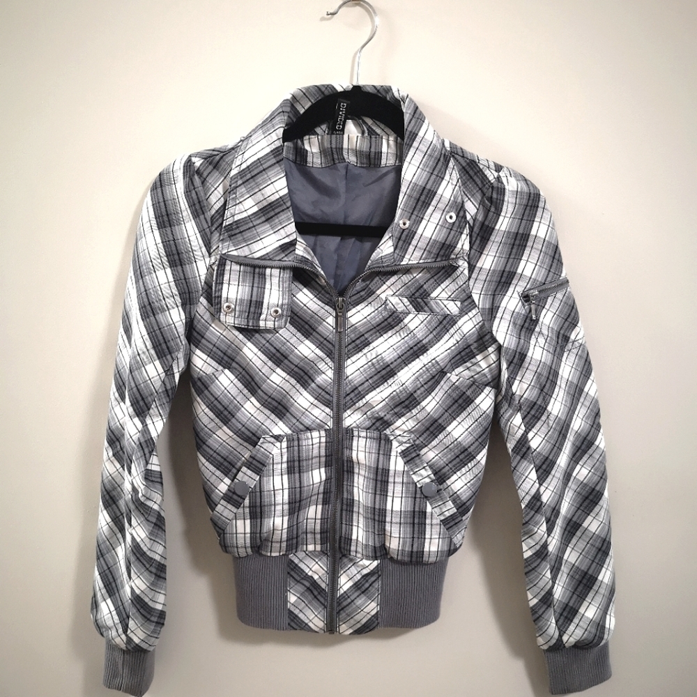 H&M women's grey jacket